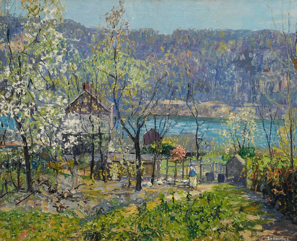 Edward Willis Redfield «Spring at Point Pleasant», 1934 г.