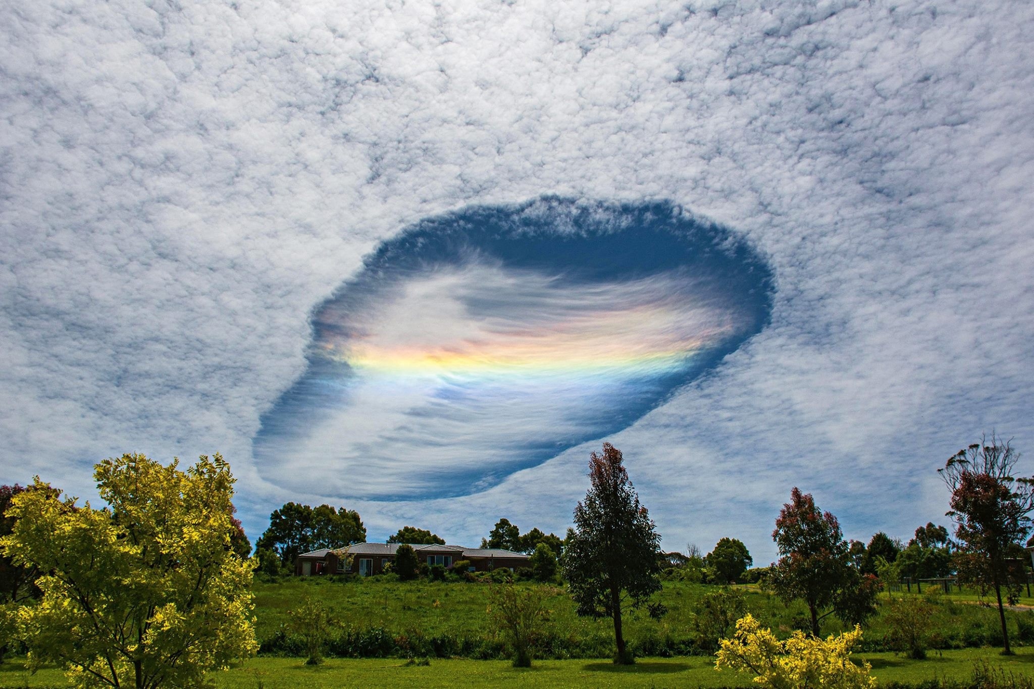 Fallstreak и «огненная радуга»